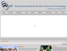 Tablet Screenshot of hiast.edu.pk